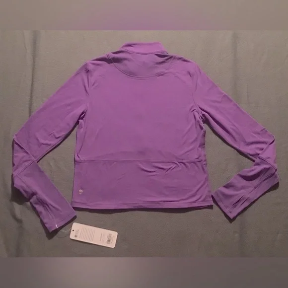 NWT CRZ YOGA Long Sleeve Workout Crop Top - Picture 11 of 14